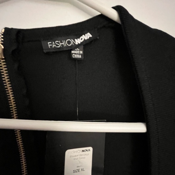 Midi Bodycon Wiggle Bustier Dress - Picture 3 of 6